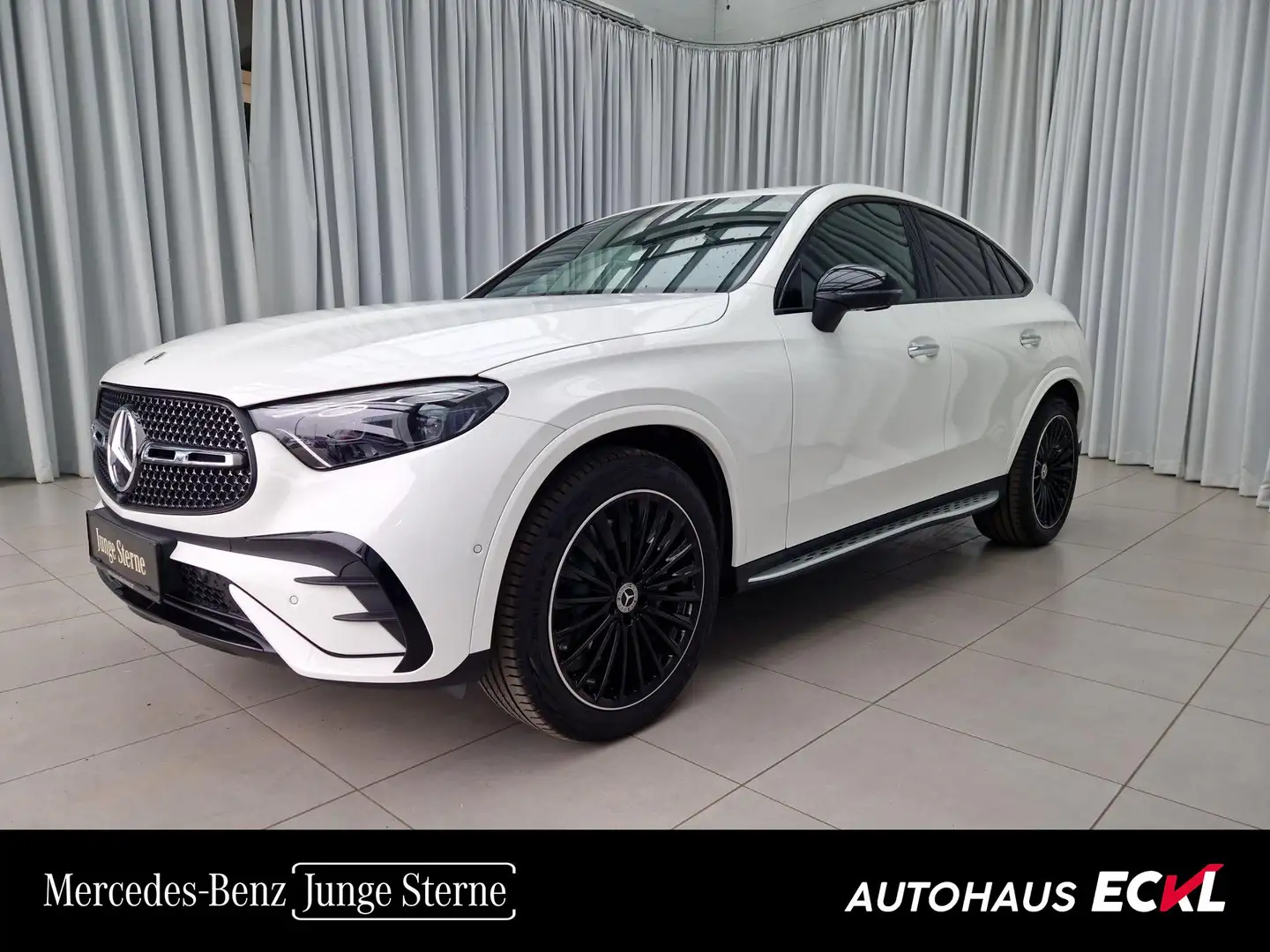 Mercedes-Benz GLC 220 d 4MATIC Coupé SpurW Winterp. SportS. Weiß - 1
