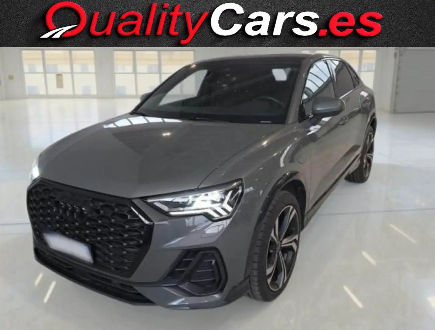 Audi Q3 Sportback 45 TFSIe Black line S-tronic Gris - 1