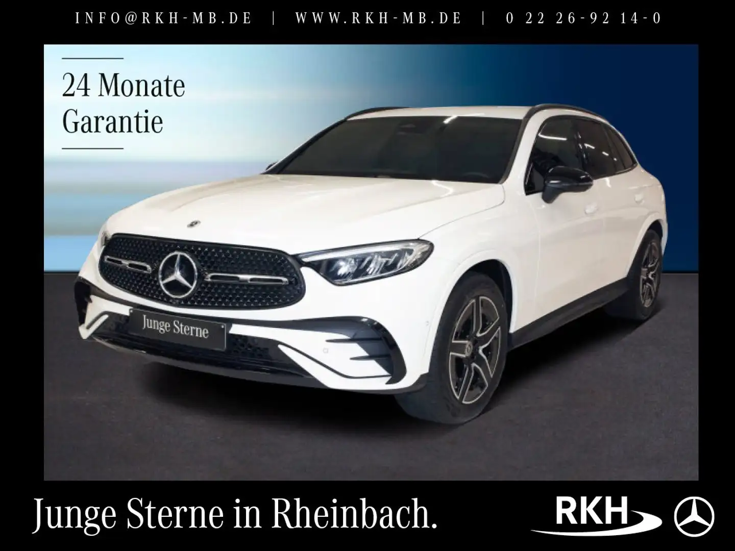 Mercedes-Benz GLC 200 GLC 200 4M AMG Line Night/360°/Distr./Totw./AHK Weiß - 1