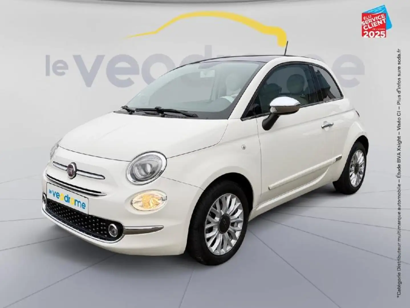 Fiat 500L 1.2 8v 69ch Lounge Blanc - 1