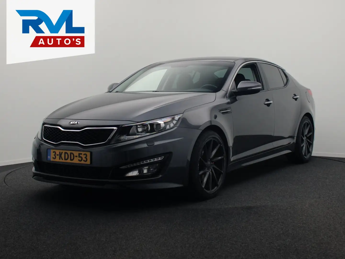 Kia Optima 2.0 CVVT Hybrid Super Pack Leder Navigatie Camera Gris - 1