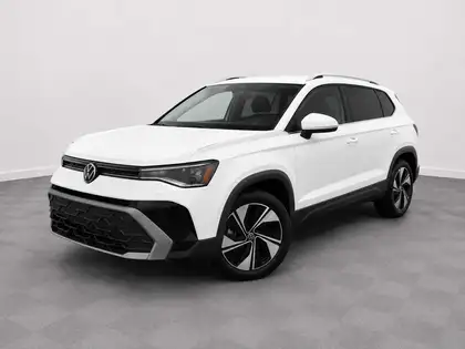 White 2025 Volkswagen Taos SUV / Crossover All-Wheel Drive 8-Speed Automatic