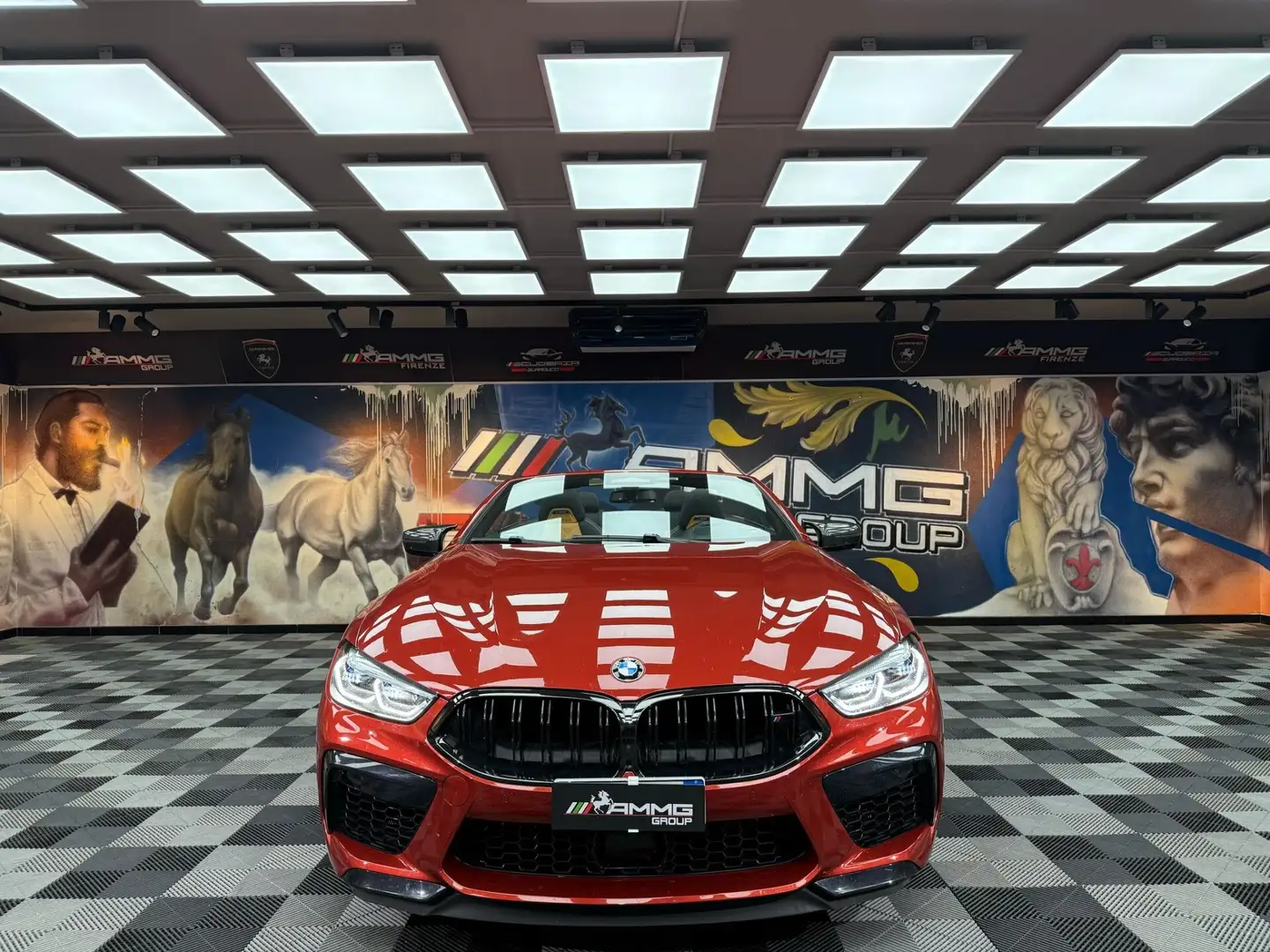 BMW M8 Cabrio 4.4 Competition 625cv auto (008) Rosso - 2