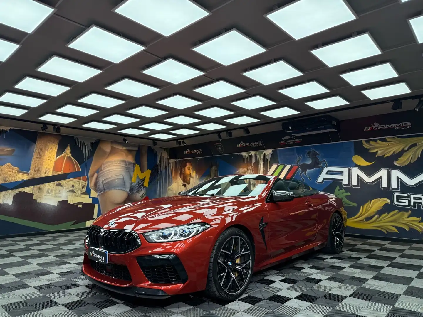 BMW M8 Cabrio 4.4 Competition 625cv auto (008) Rosso - 1