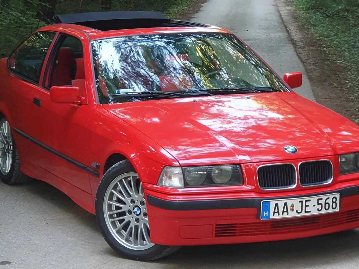 BMW 316 316i compact Rouge - 1