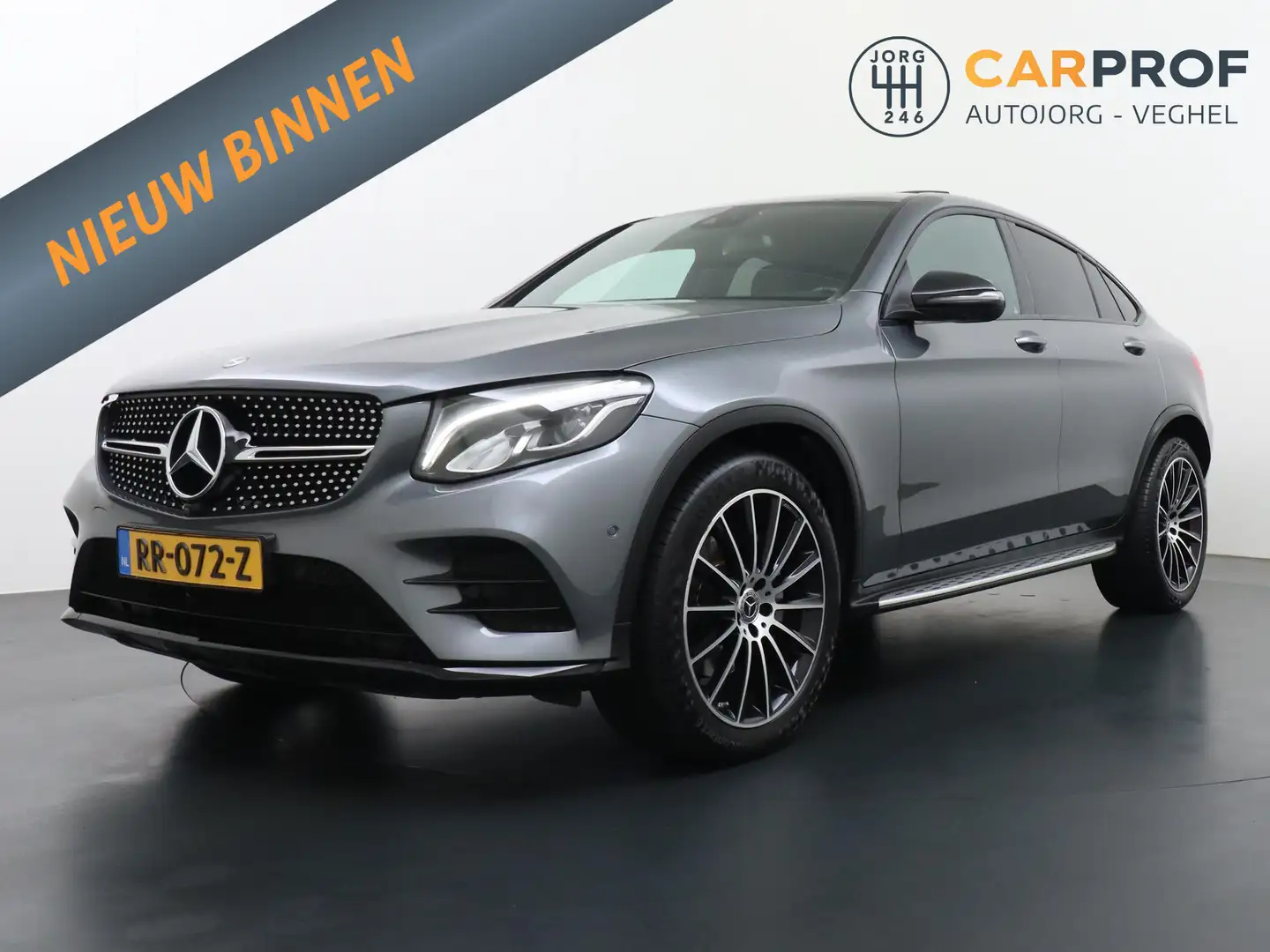 Mercedes-Benz GLC 250 Coupé 4MATIC Premium Plus AMG Styling Schuifdak Tr Grijs - 1