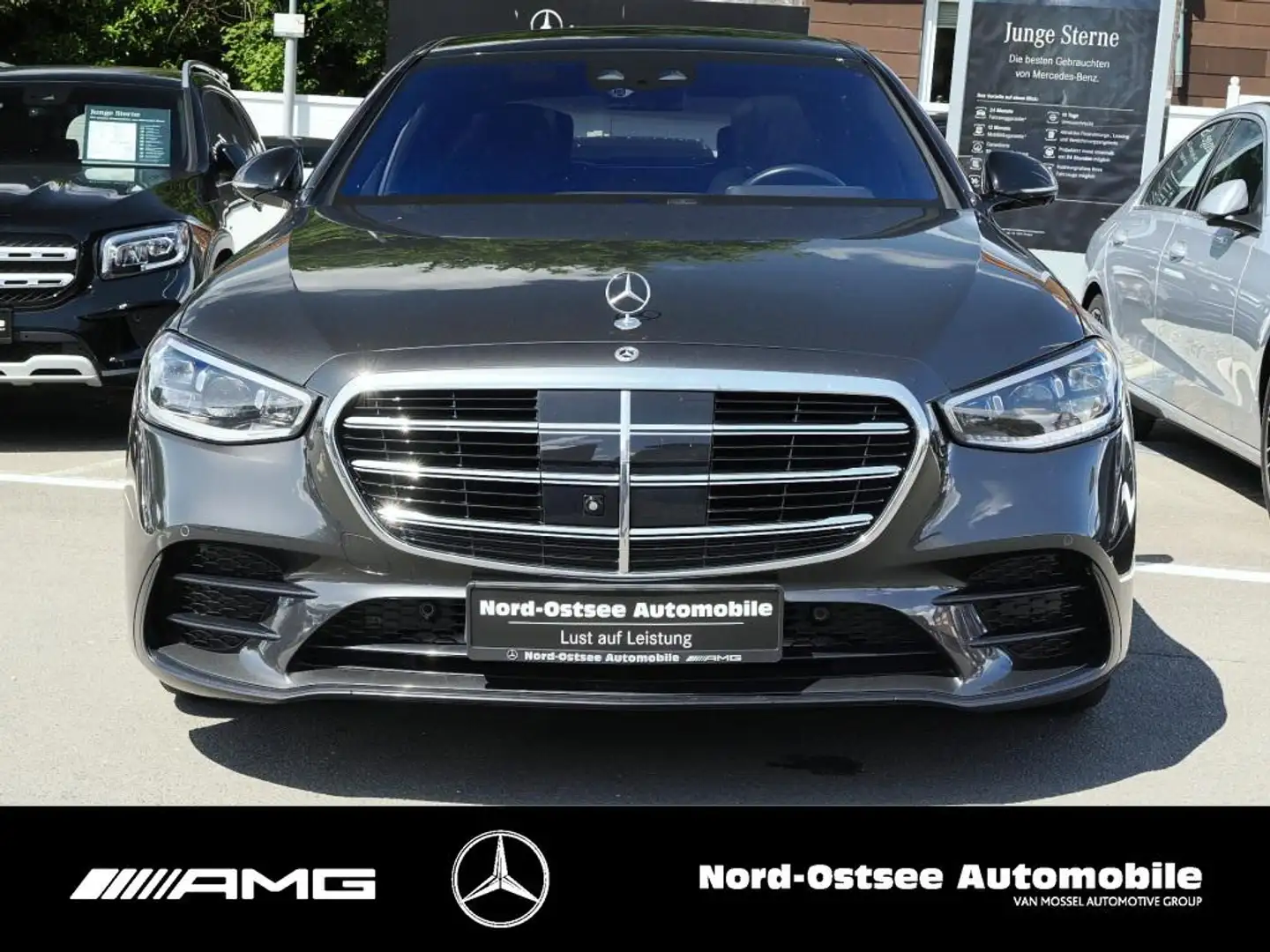 Mercedes-Benz S 400 d 4M AMG SITZKLIMA PANO BURMES STANDHZG 3D Gris - 2