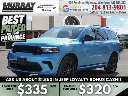 Blue 2026 Dodge Durango SUV / Crossover All-Wheel Drive 8-Speed Automatic