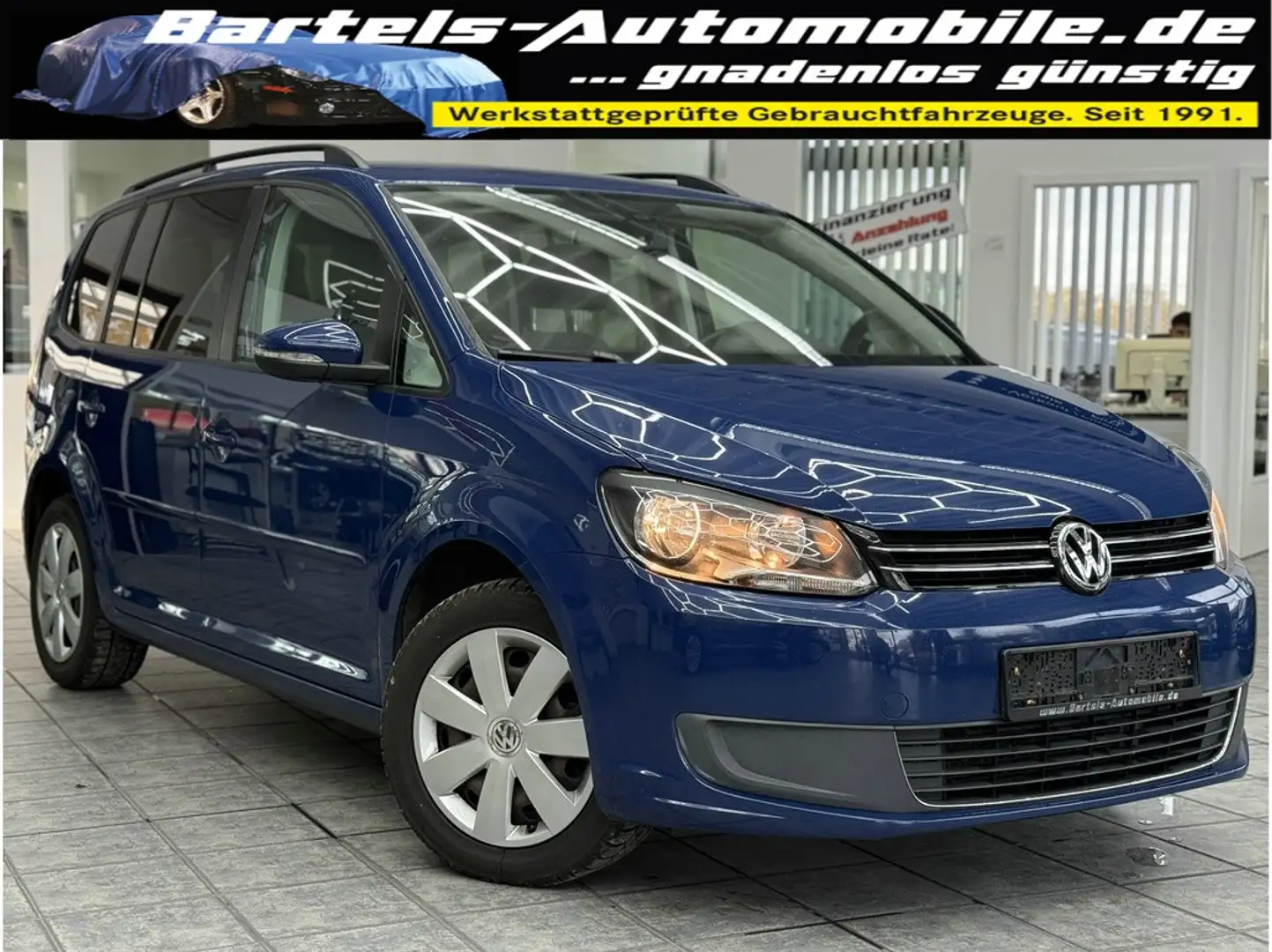 Volkswagen Touran 1.4 TSI Comfortline, 2.Hand, DSG, Navi Blau - 1