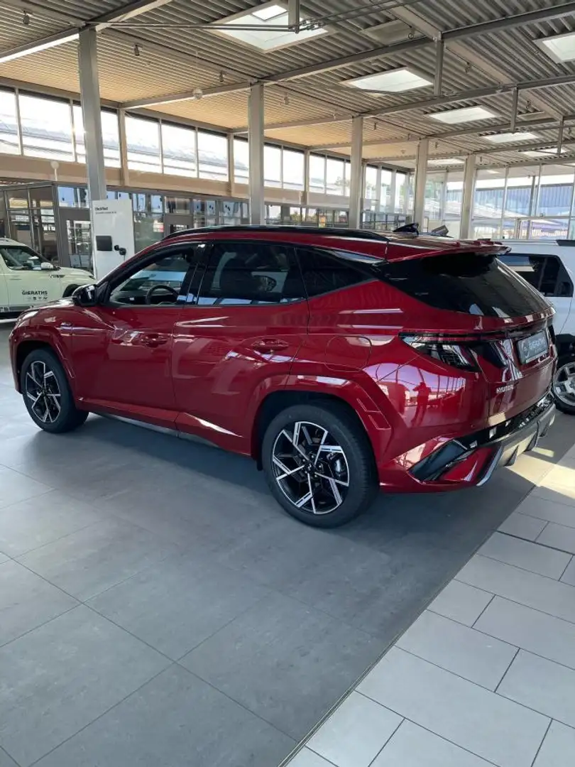 Hyundai TUCSON 1.6 T-GDI (160 PS) 48V 4WD N-Line✅Sitz-Paket✅Assis Rot - 2