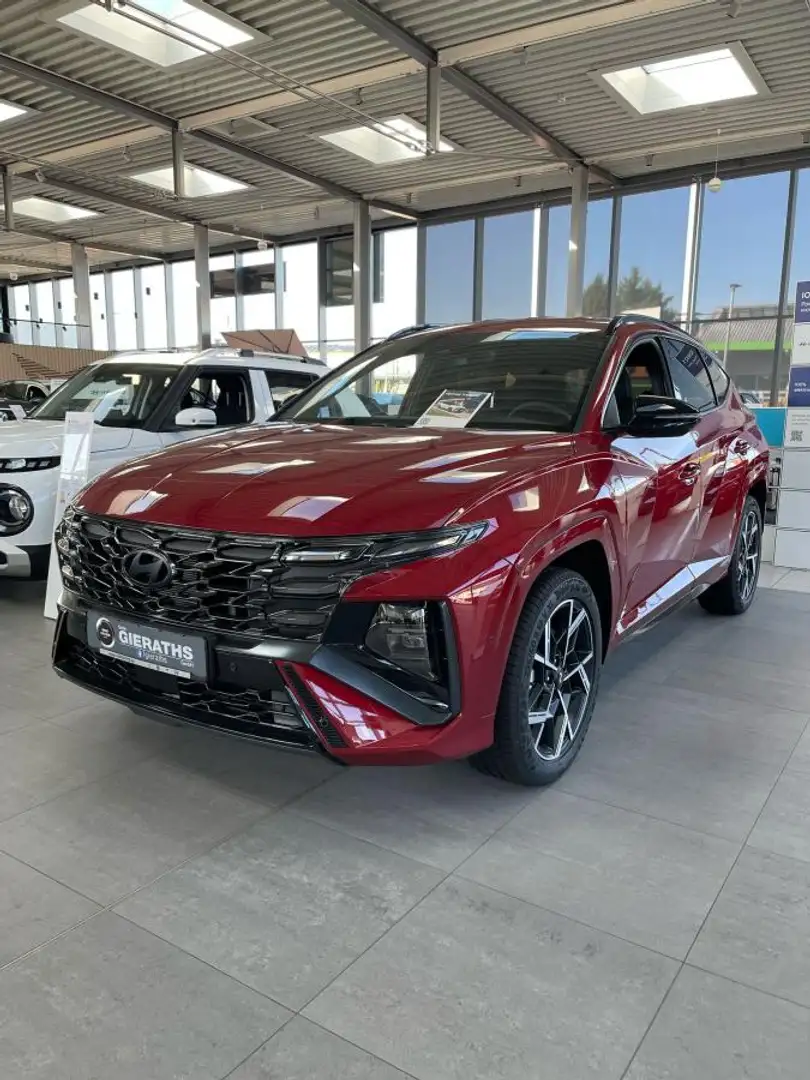 Hyundai TUCSON 1.6 T-GDI (160 PS) 48V 4WD N-Line✅Sitz-Paket✅Assis Rot - 1