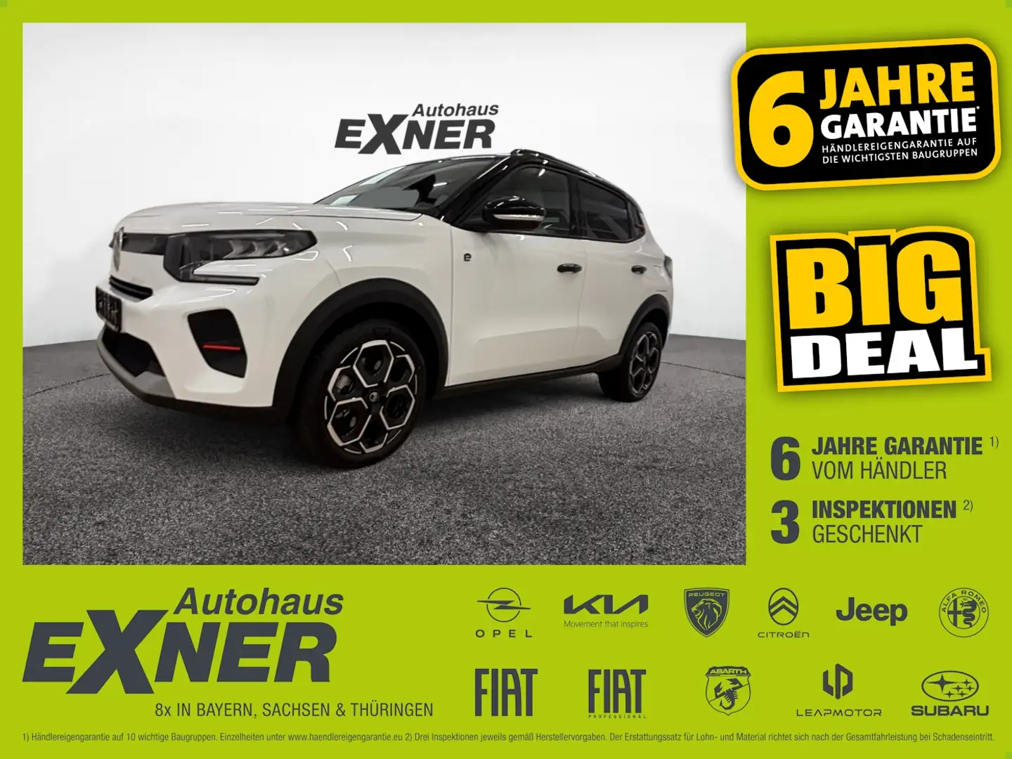 Citroen C3 e MAX Lenkrad-, Sitzheizung vorne, Navi Weiß - 1