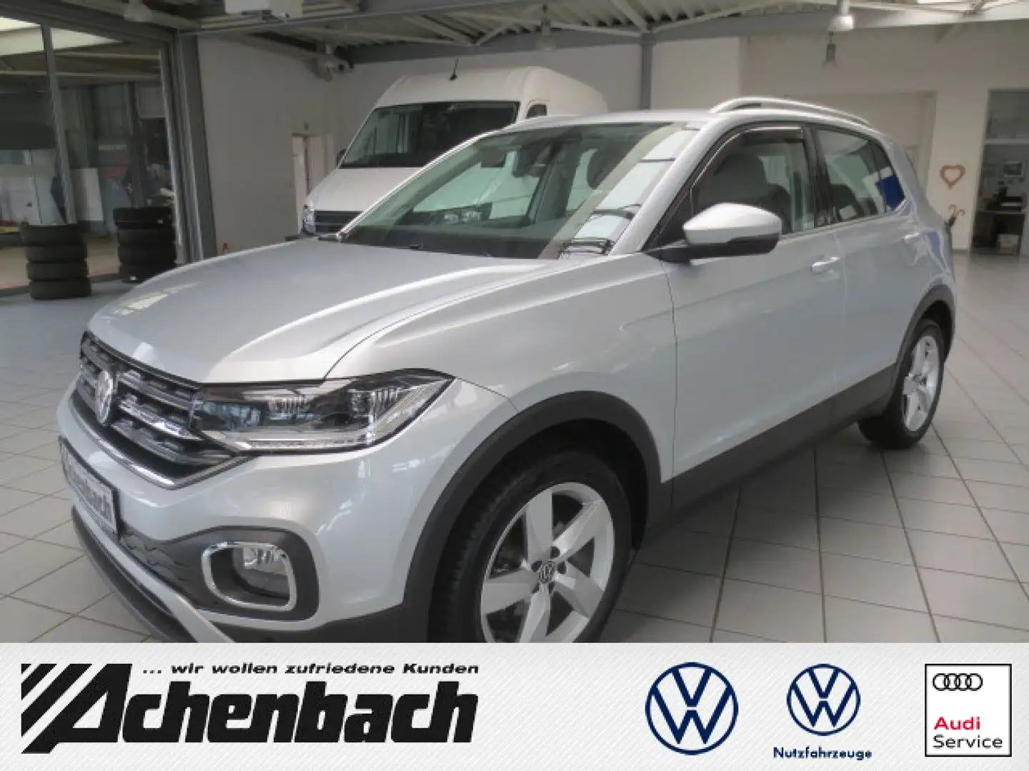 Volkswagen T-Cross Style 1.0 TSI Navi, ACC, "Rear View" LED Zilver - 1