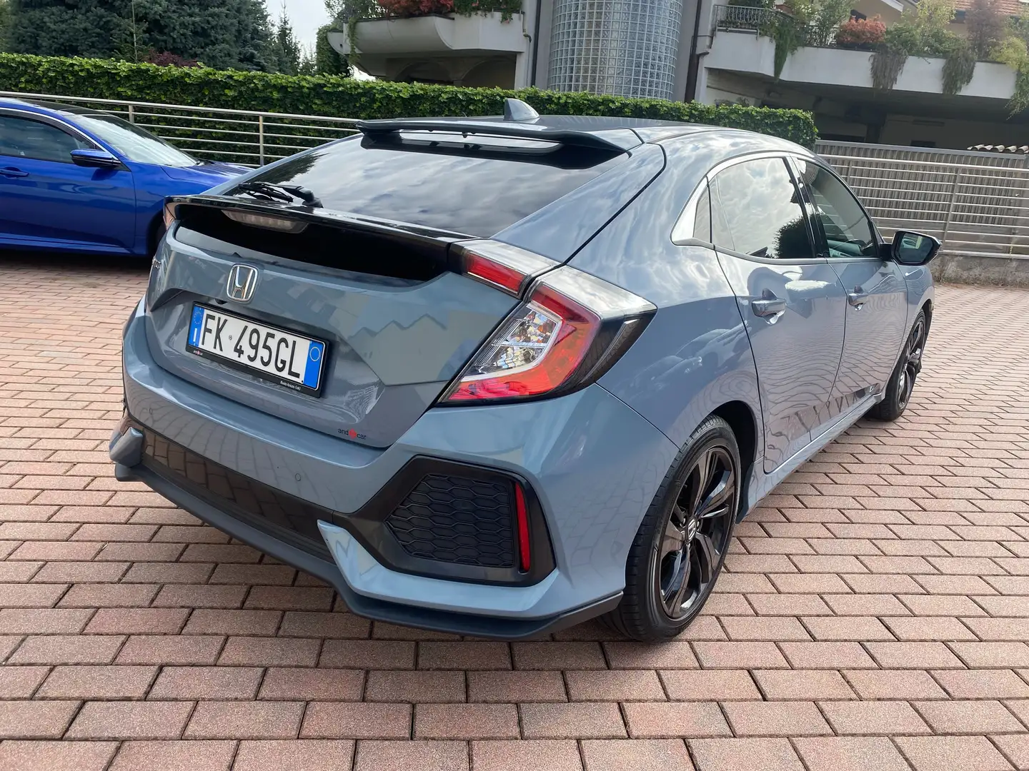 Honda Civic Civic X 2017 5p 5p 1.0 Elegance Navi cvt Grigio - 1