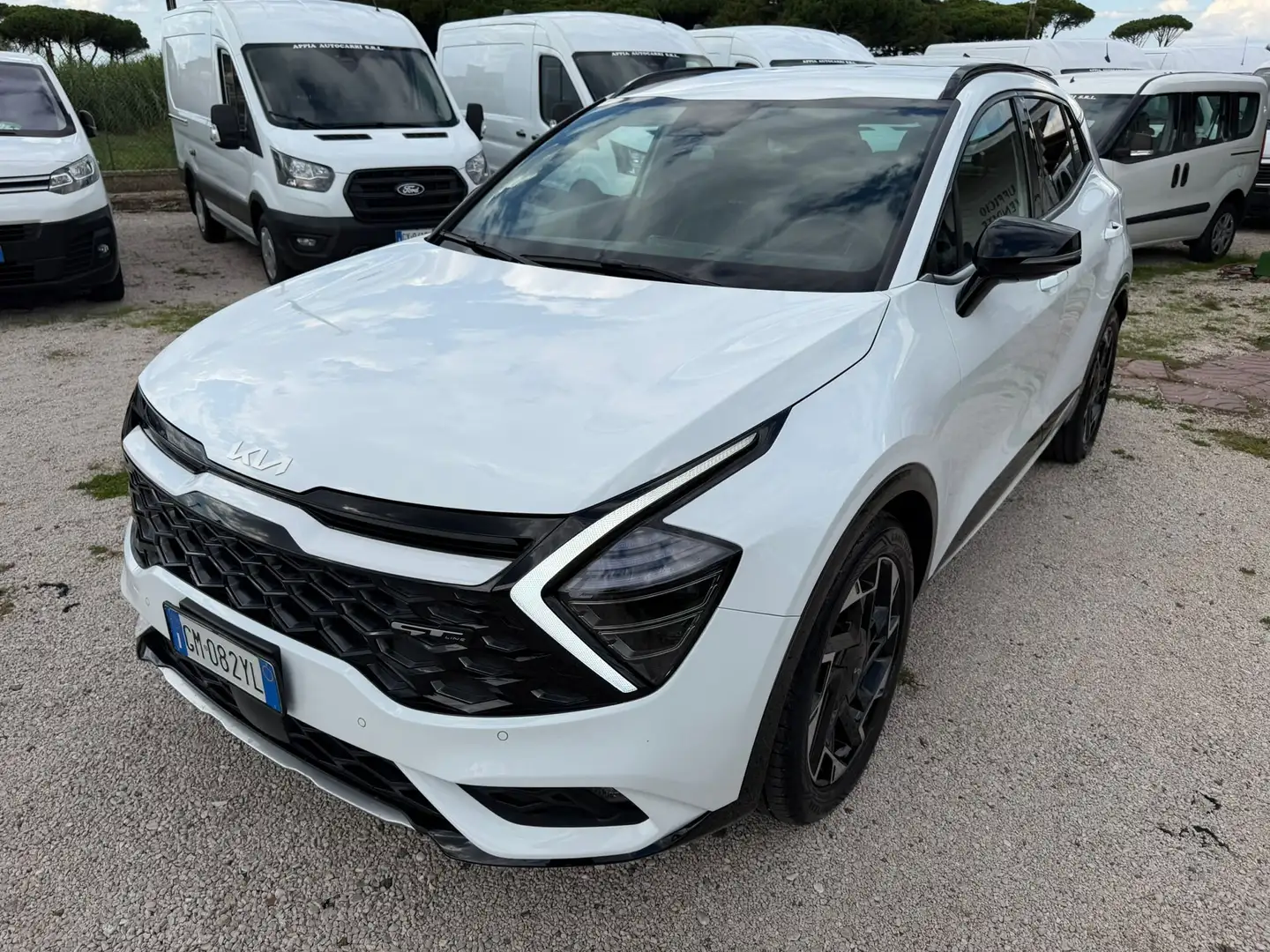 Kia Sportage 1.6crdi mhev GT-line dct NO VINCOLI FINANZIAMENTO! Weiß - 2