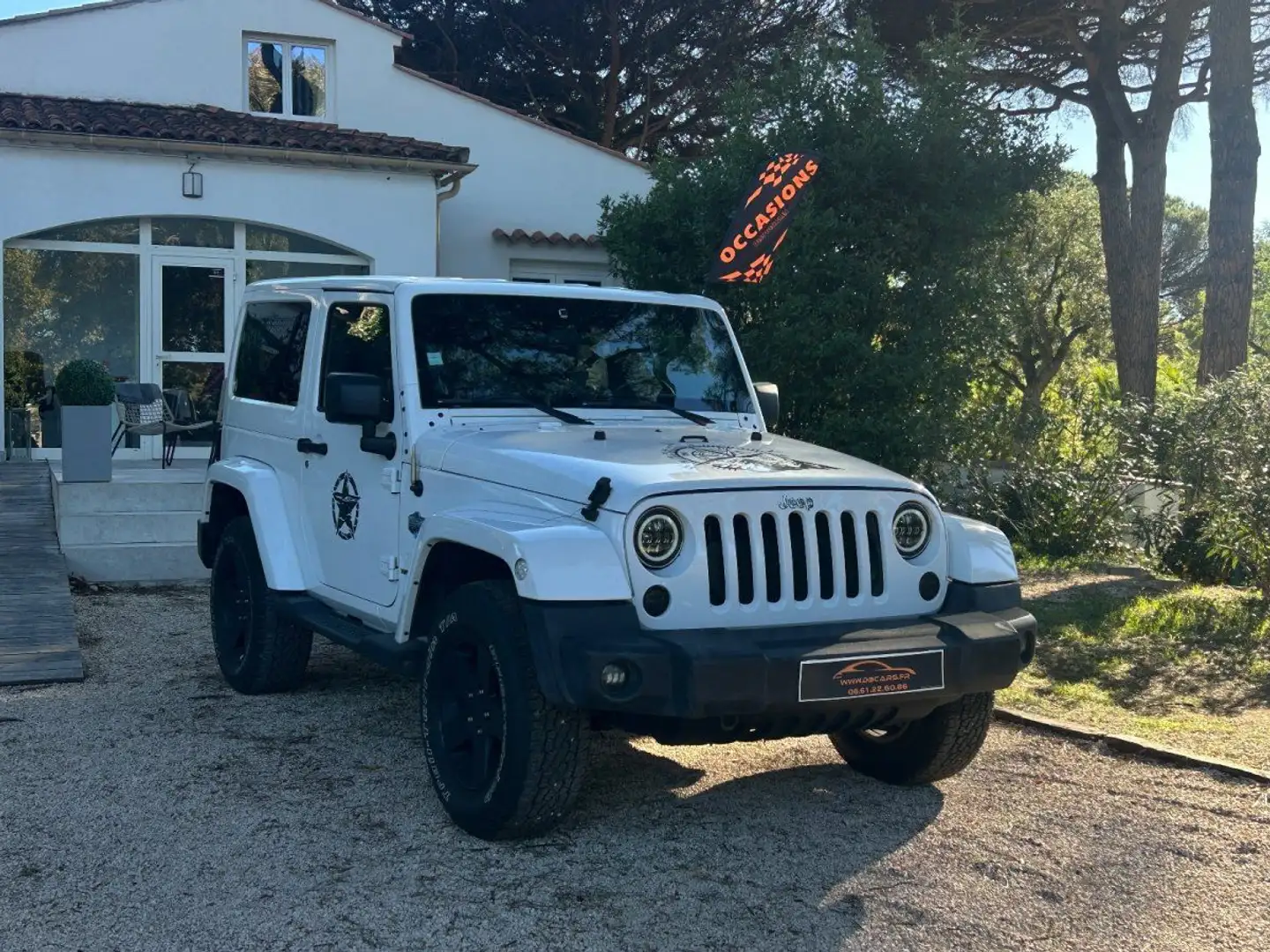 Jeep Wrangler 2.8 CRD 200 SÉRIE SPÉCIALE ARCTIC BVA / ORIGINE FRANCE / ENTRETIEN À JOUR Weiß - 1