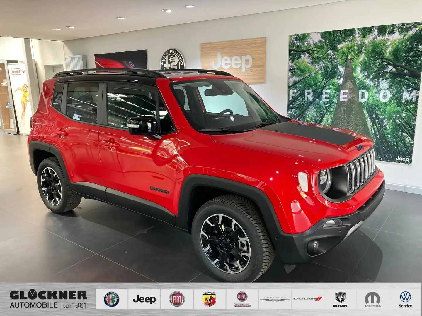 Jeep Renegade PHEV 4xe High Upland NAVI LED-LICHT Rood - 1