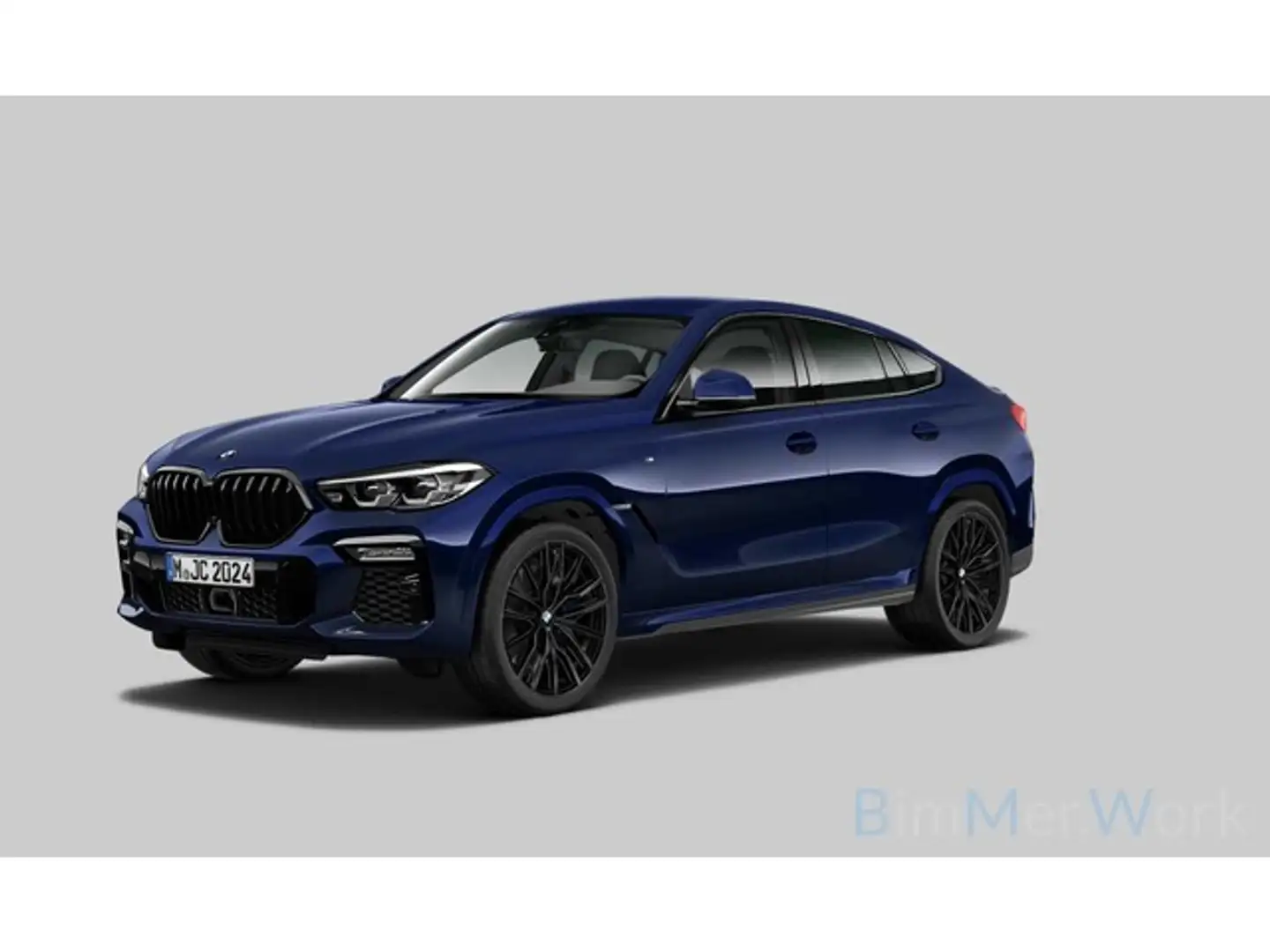 BMW X6 xDrive 40dA Bleu - 2