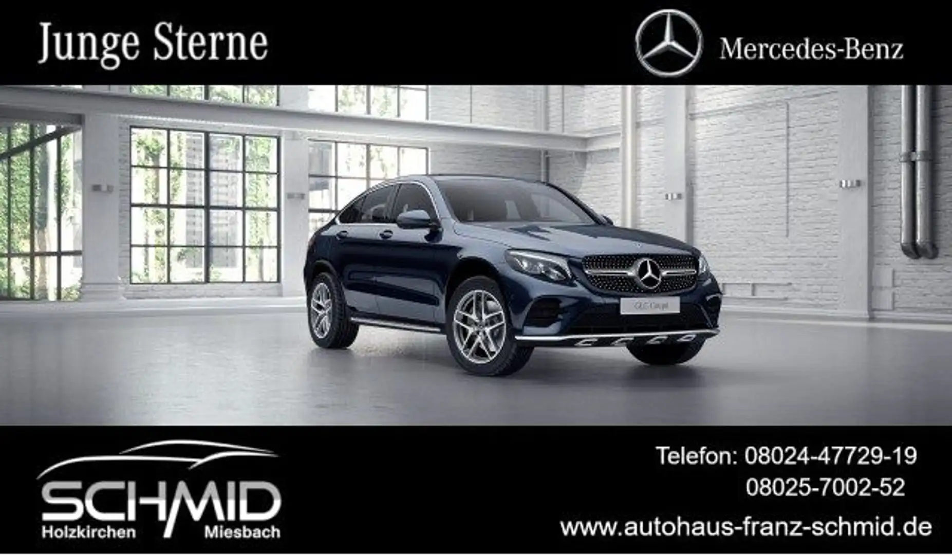 Mercedes-Benz GLC 300 4M Coupé AMG Line AHK 360° LED Esche Blau - 1