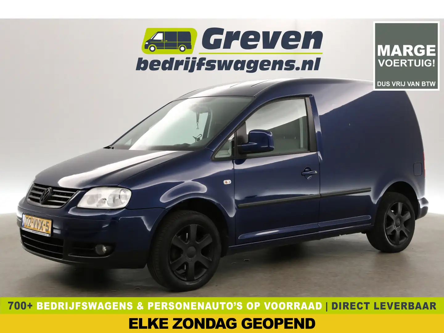 Volkswagen Caddy 1.9 TDI L1H1 Marge Airco Cruise Parkeersensoren El Blauw - 1