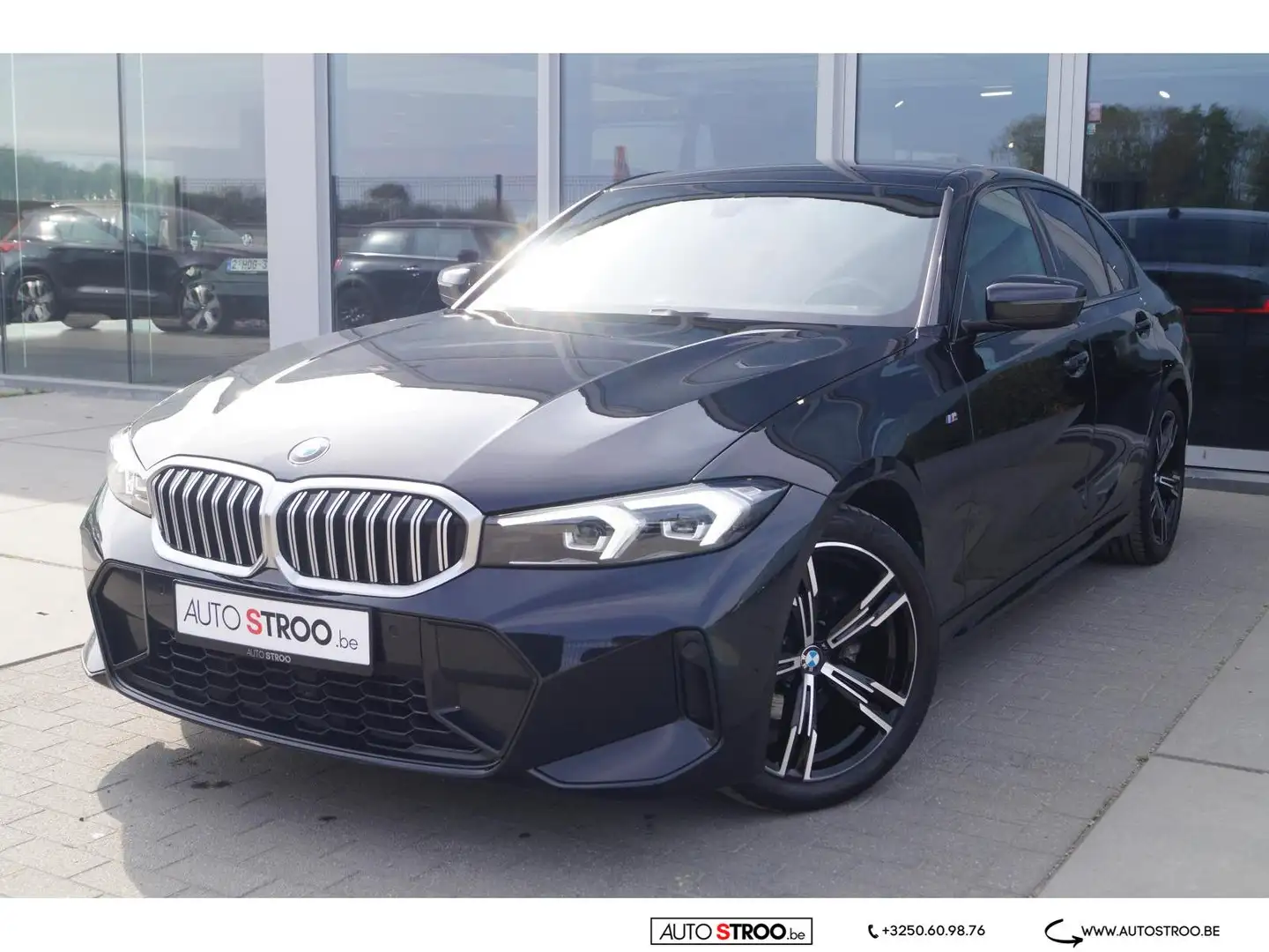 BMW 318 i LCI Aut. M sportpakket | LEDER | LED | camera Negro - 1