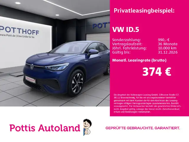 Volkswagen ID.5 PRO NAVI KAMERA SITZHZG PDC LED