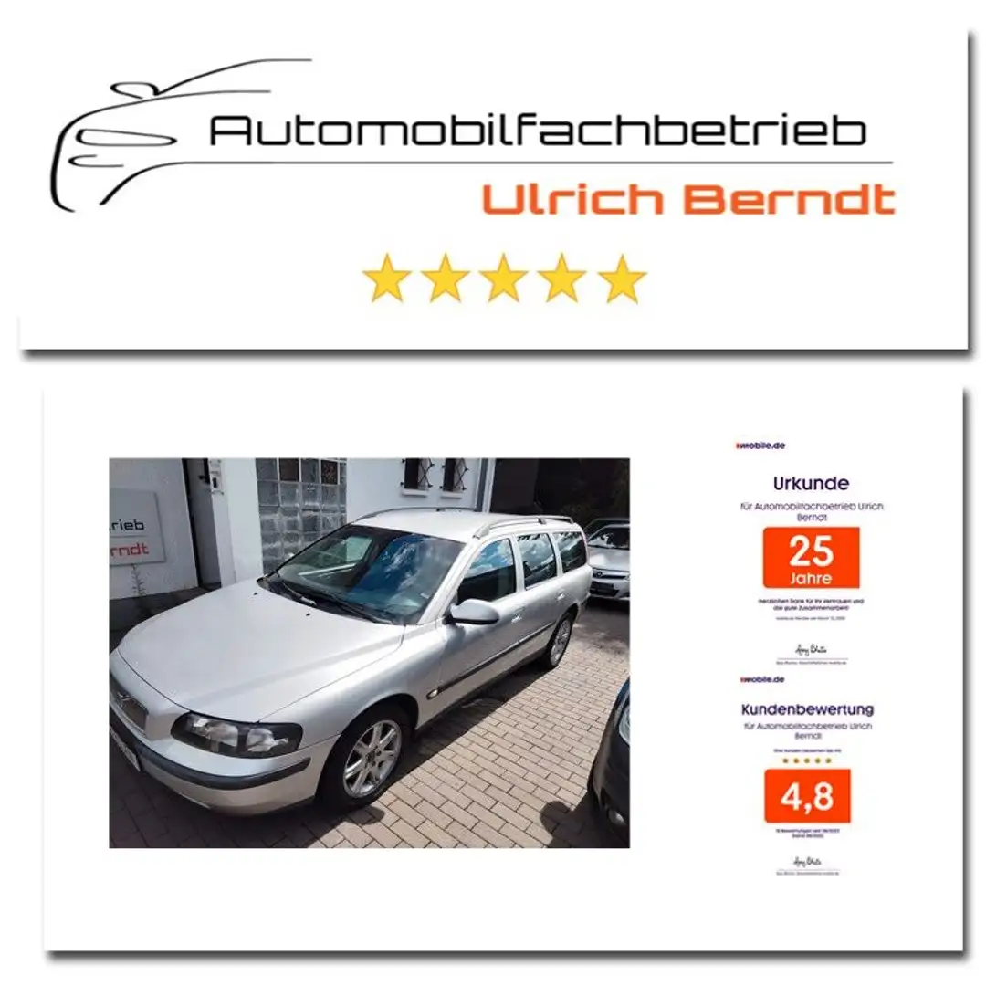 Volvo V70 2.4 125kW Comfort - TÜV+Grosse Insp. neu Silber - 1