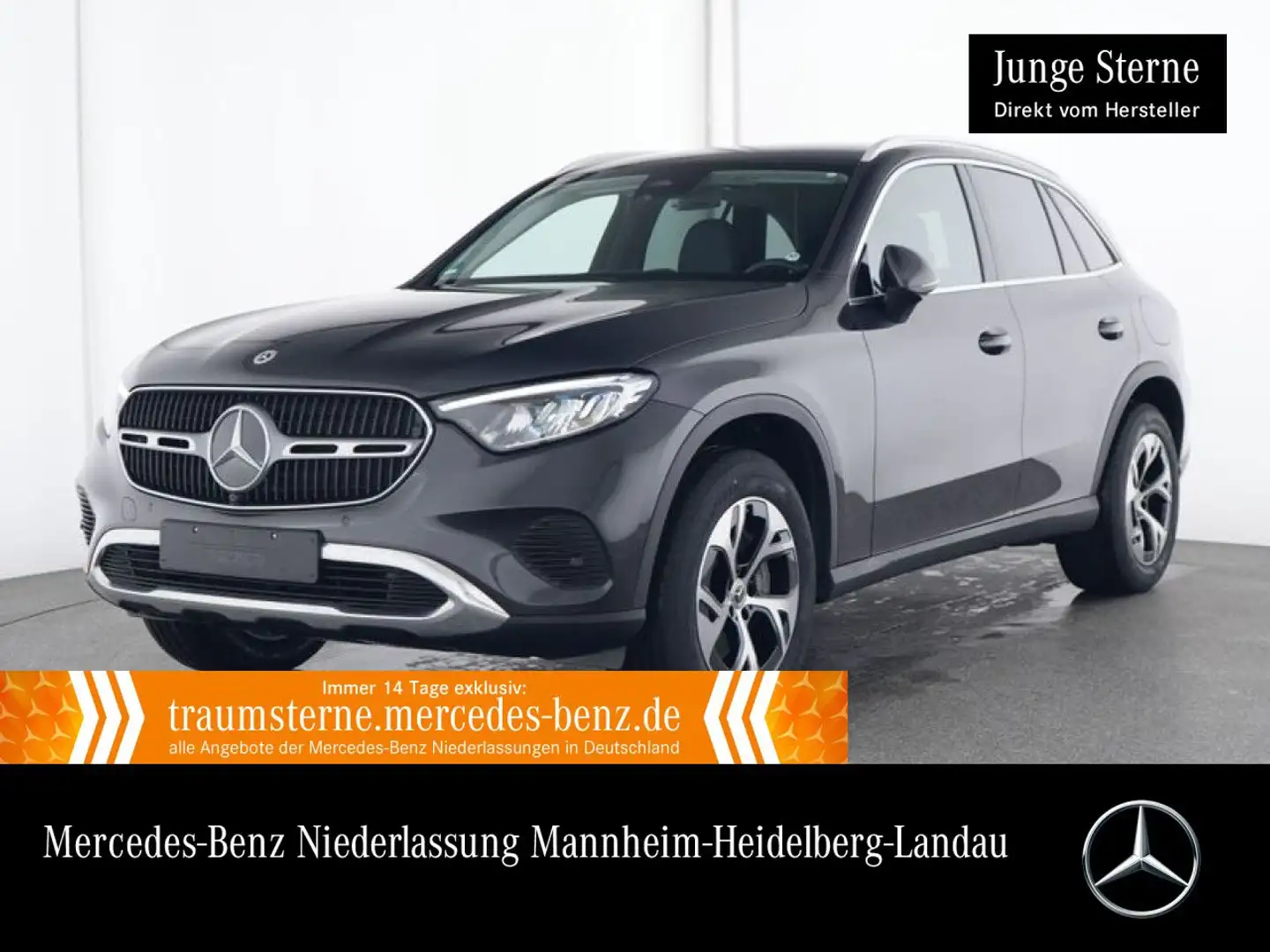 Mercedes-Benz GLC 300 e 4M AVANTG+360+AHK+LED+TOTW+KEYLESS+9G Grau - 1