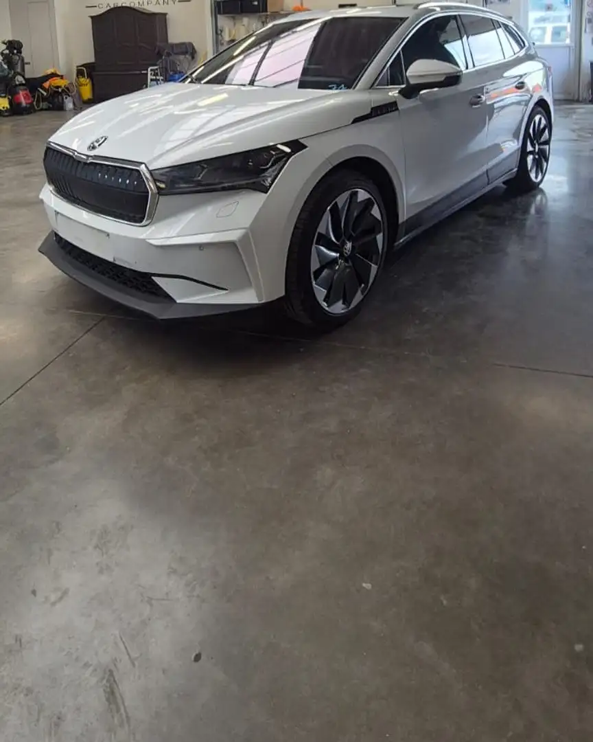 Skoda Enyaq iV 80 Wit - 1