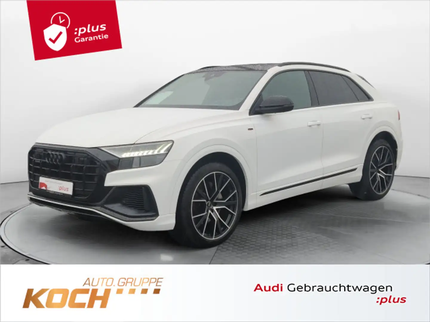 Audi Q8 50 TDI q. Tiptr. S-Line 2x, 22", HD-Matrix, P Weiß - 1