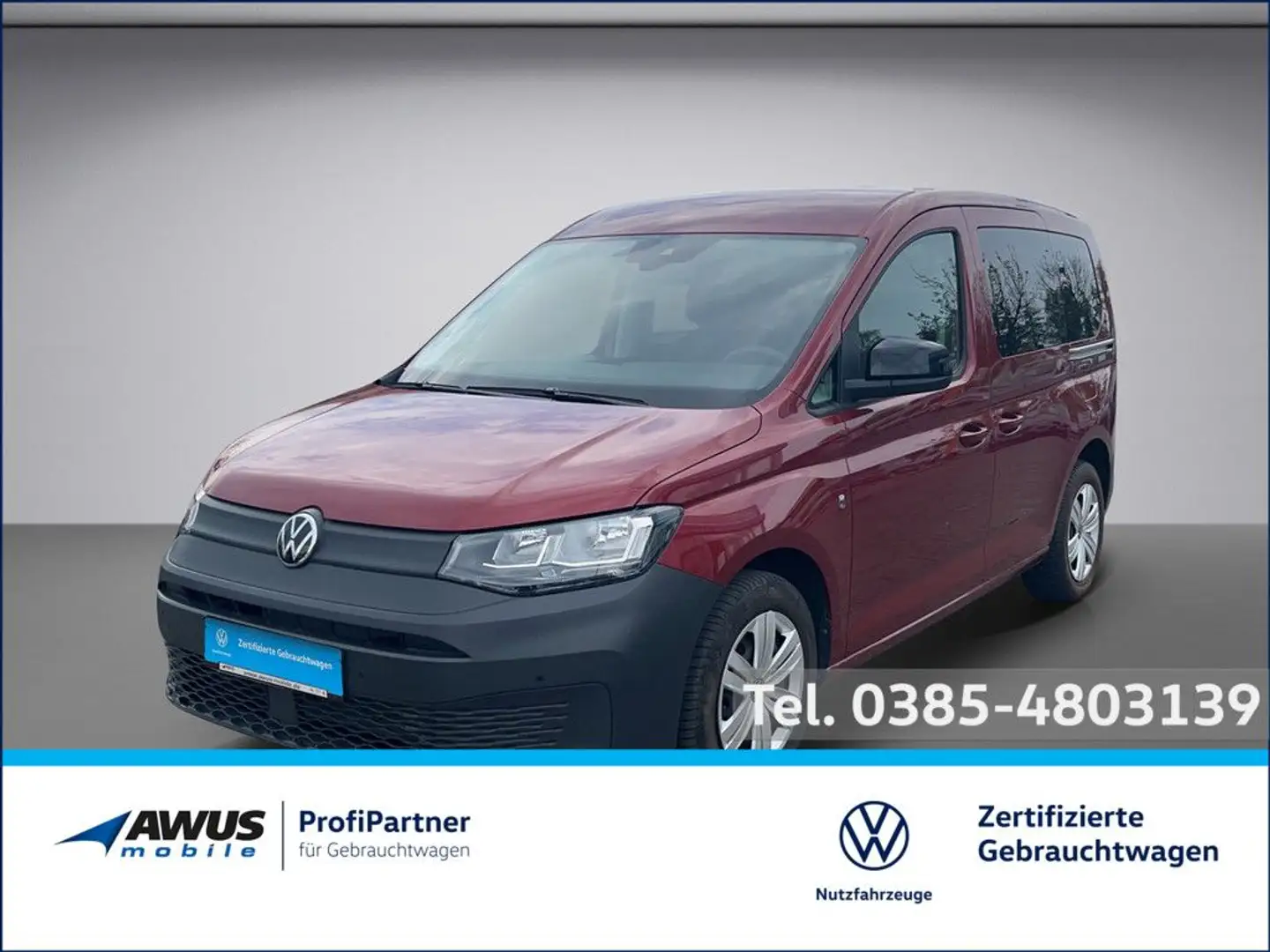 Volkswagen Caddy KLIMA PDC AHK SITZHEIZUNG Rojo - 1