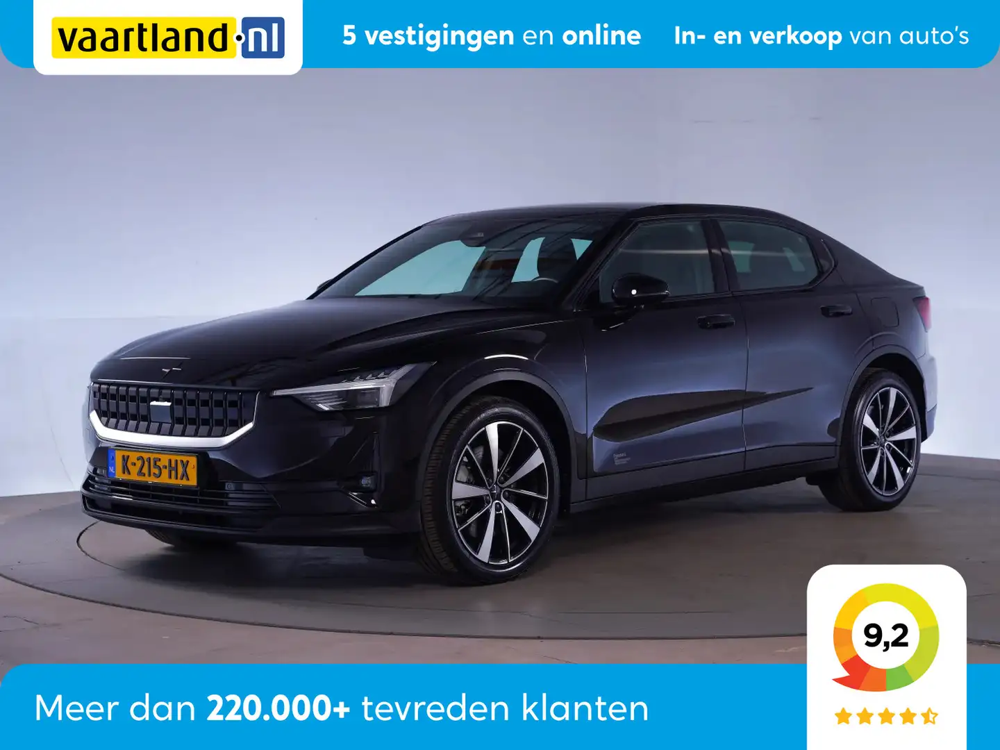 Polestar 2 Dual Motor Launch Edition 78kWh [ Panorama Comfort Zwart - 1
