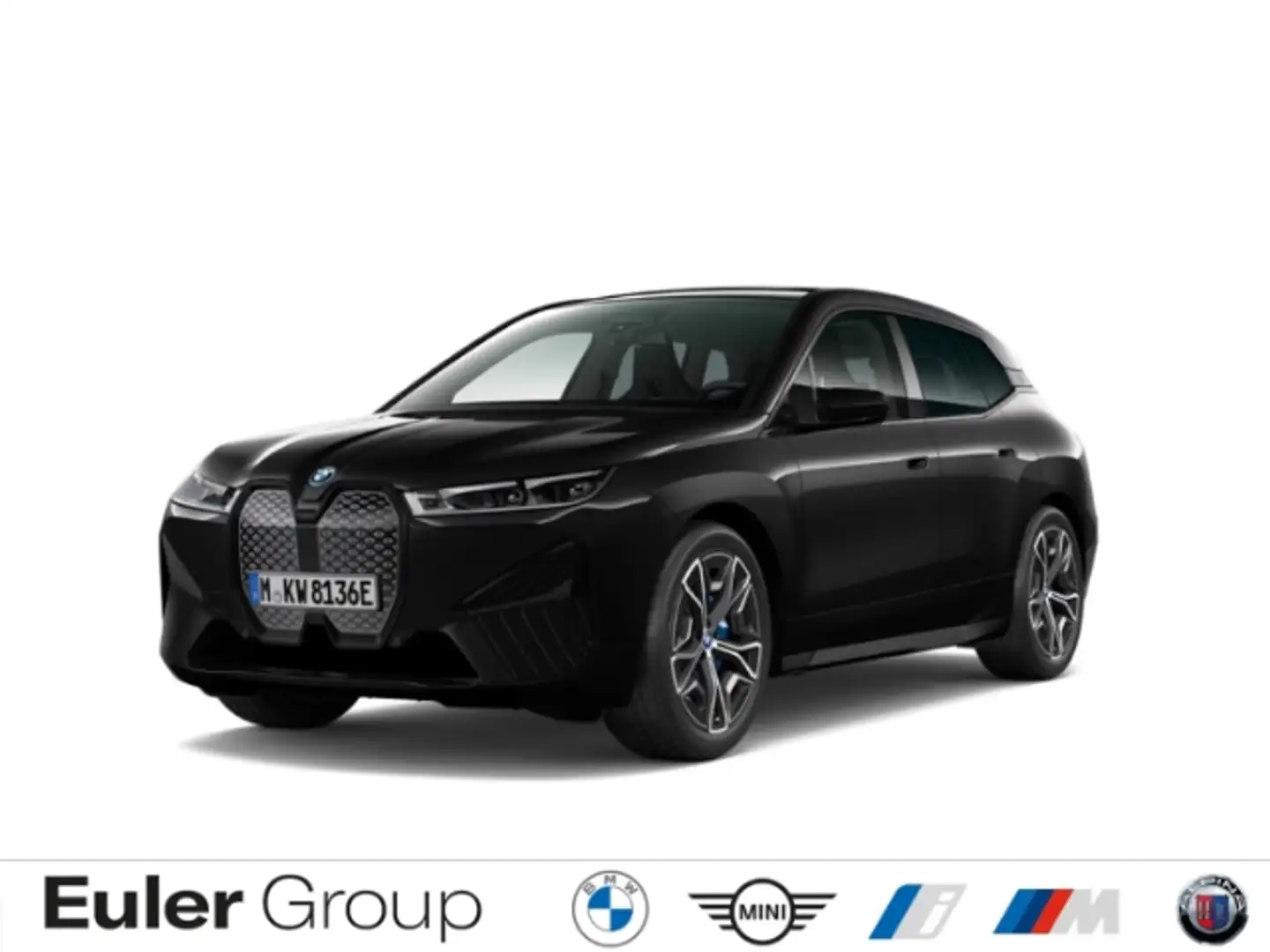BMW iX xDrive 40 HUD AHK Skylounge Navi Leder Laser Digit Schwarz - 1