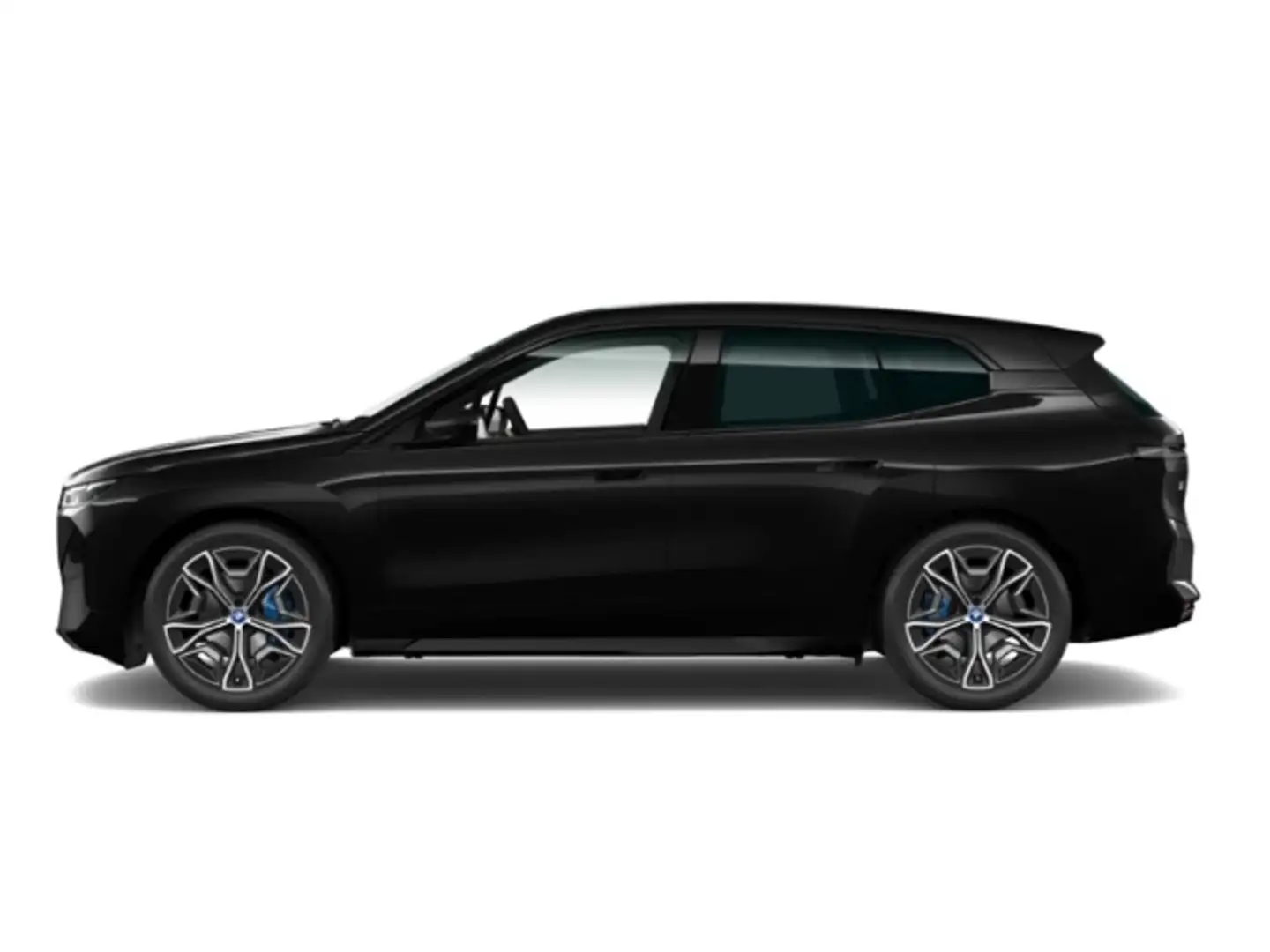 BMW iX xDrive 40 HUD AHK Skylounge Navi Leder Laser Digit Schwarz - 2