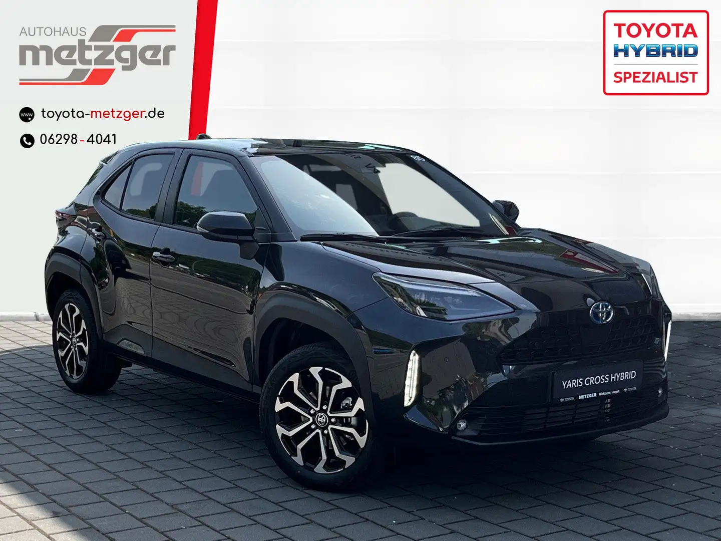 Toyota Yaris Cross Hybrid Team D 4x2 +Winter-Paket +Smart Connect Zwart - 1