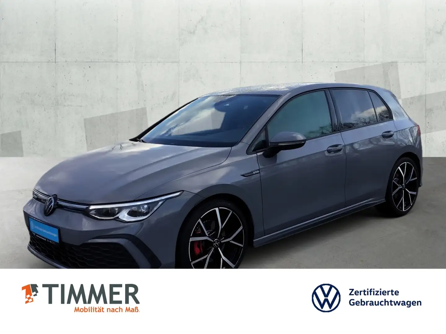 Volkswagen Golf VIII GTD 2.0 TDI DSG *IQ *H&K *19" *TRAVEL *RKAM Grey - 1