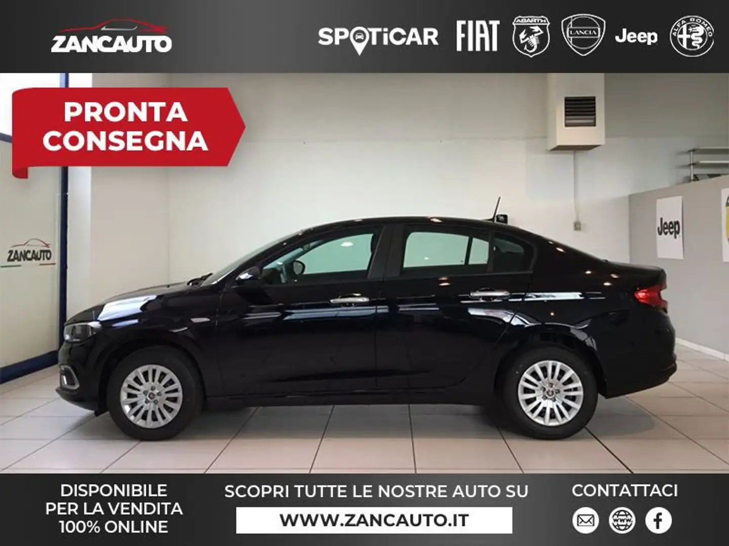 Fiat Tipo MY24 4 PORTE TIPO 1.6 Mjt - PROMO APRILE Nero - 1
