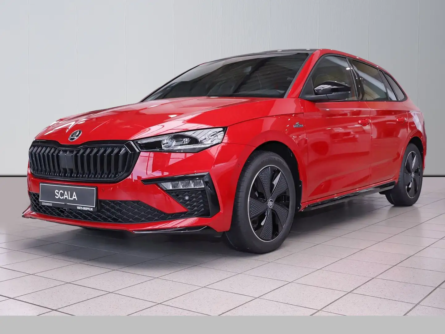 Skoda Scala MC 1,5 TSI 110 kW PANO+ACC+ LED Rood - 1