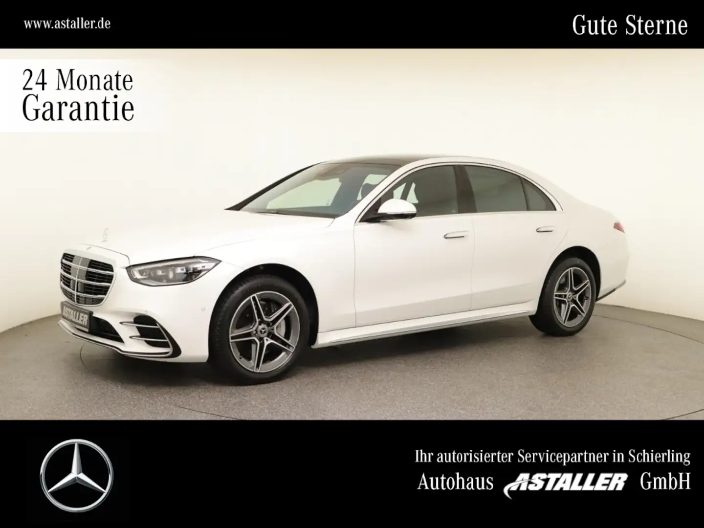 Mercedes-Benz S 500 4M AMG Line Exklusivp+Chauffeurp+Pano+Dist Белый - 1