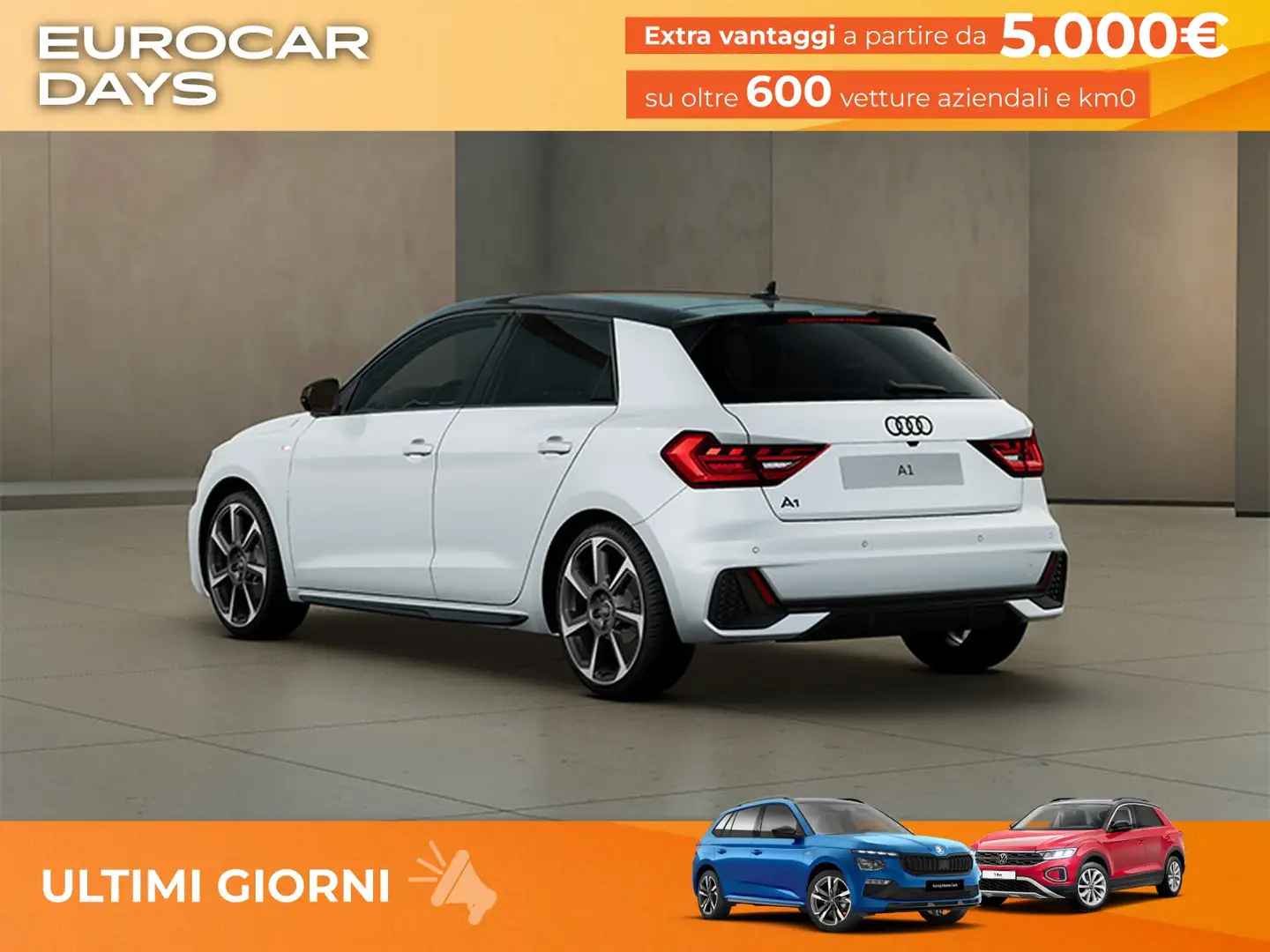 Audi A1 Sportback Identity Black 30 TFSI S tronic Bianco - 2