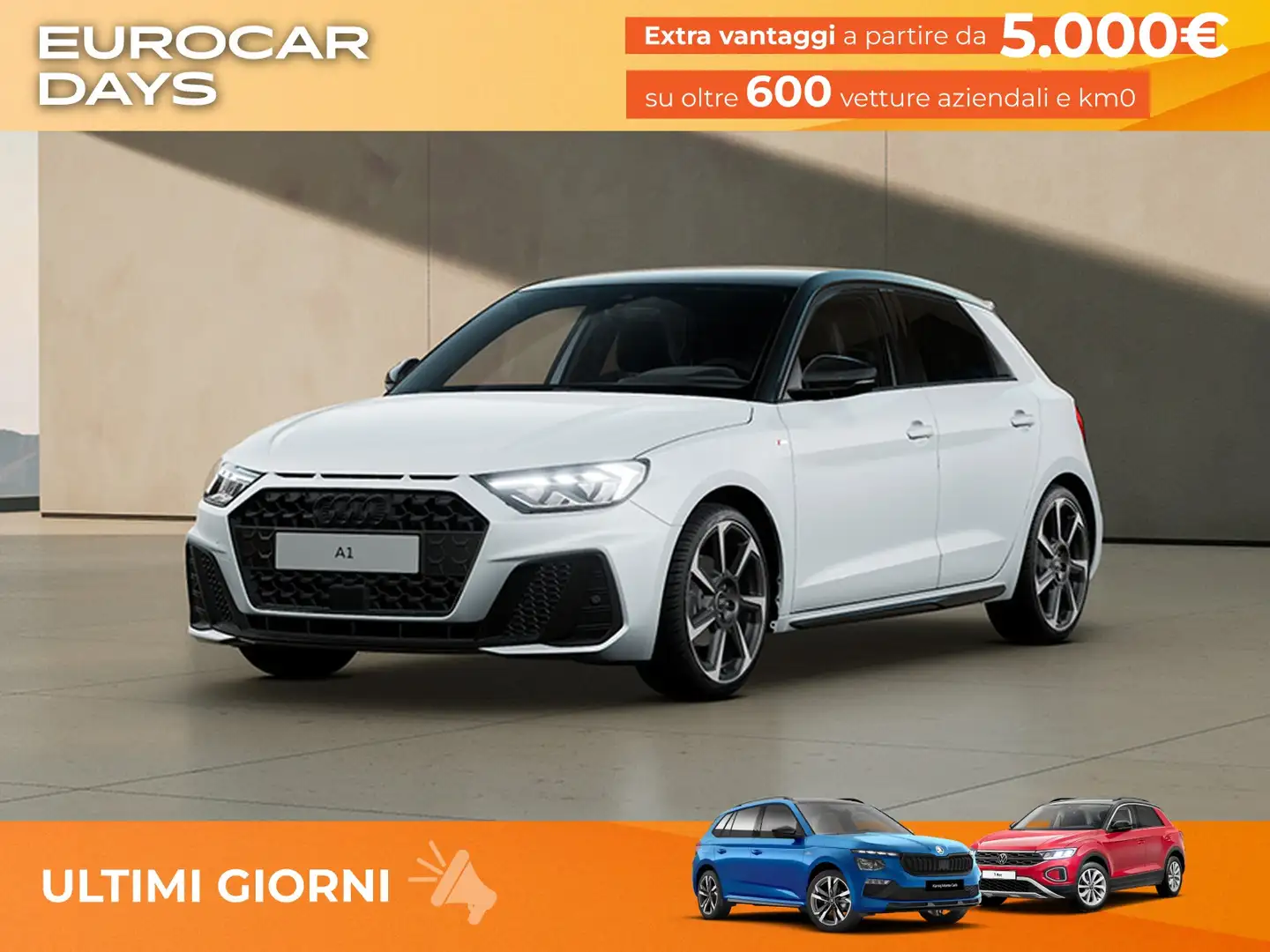 Audi A1 Sportback Identity Black 30 TFSI S tronic Bianco - 1