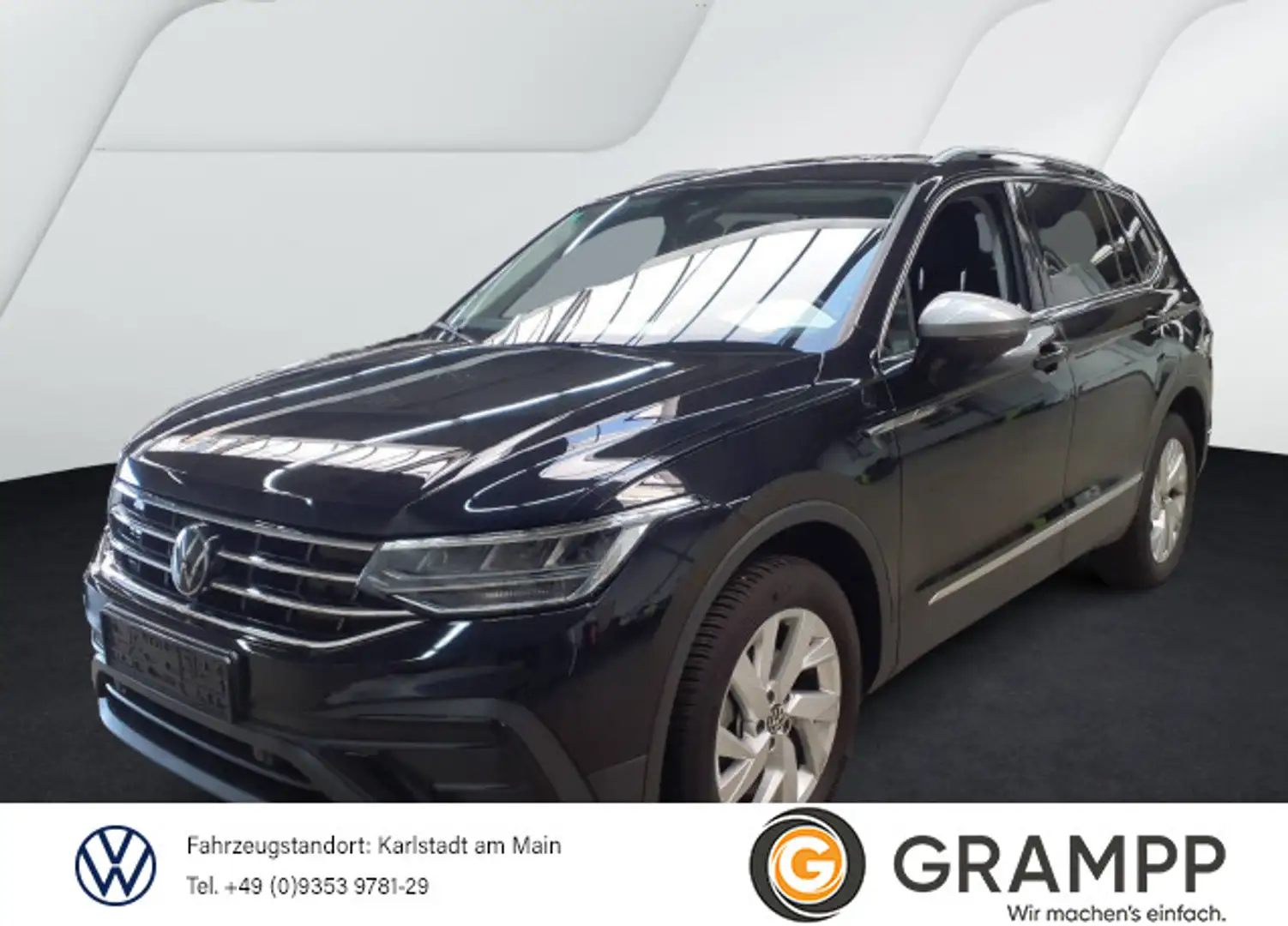 Volkswagen Tiguan Allspace Life 1.5TSI DSG +7 SITZE+AHK+LED Schwarz - 1
