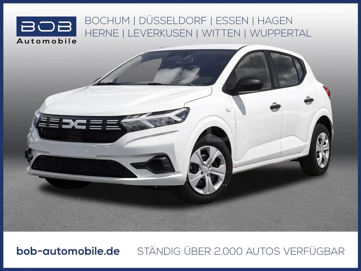 Dacia Sandero Essential SCe 65 PDC KLIMA BT ZV USV Blanc - 1
