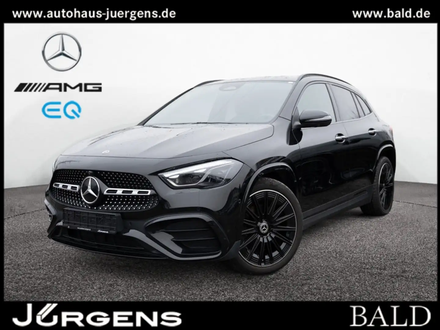 Mercedes-Benz GLA 220 d 4MATIC AMG-Sport+Pano+Distr+MLB+Night Schwarz - 1