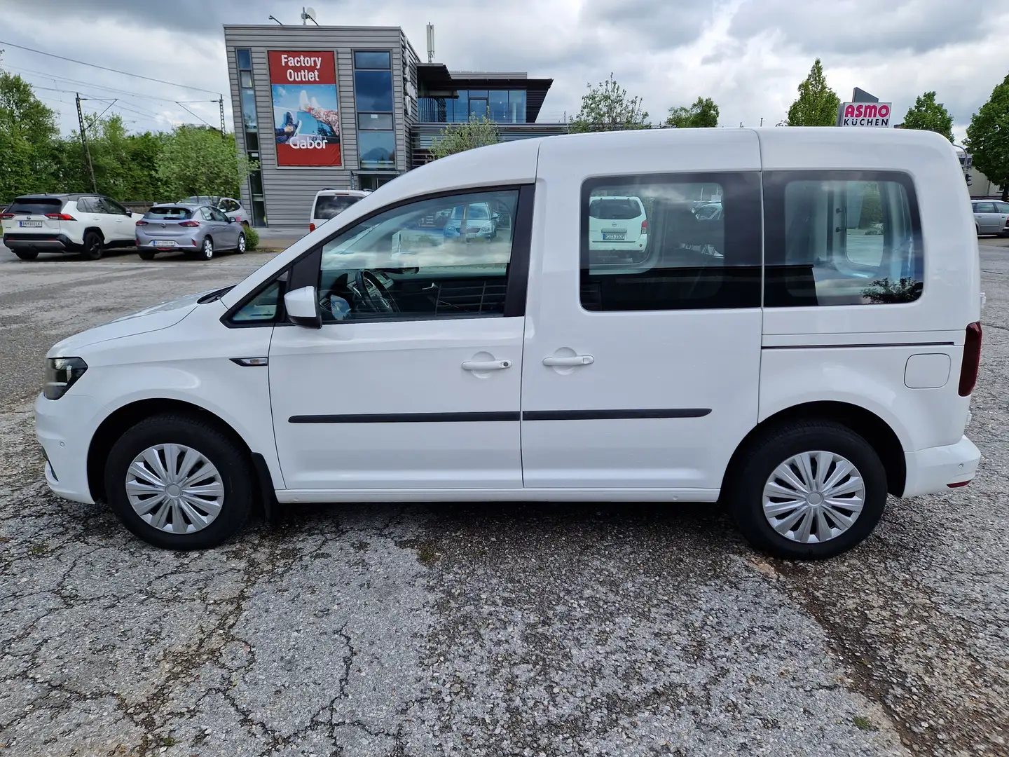 Volkswagen Caddy 1,4 TGI "7-Sitzer" KLIMA TEMPOMAT Einparksystem Weiß - 1