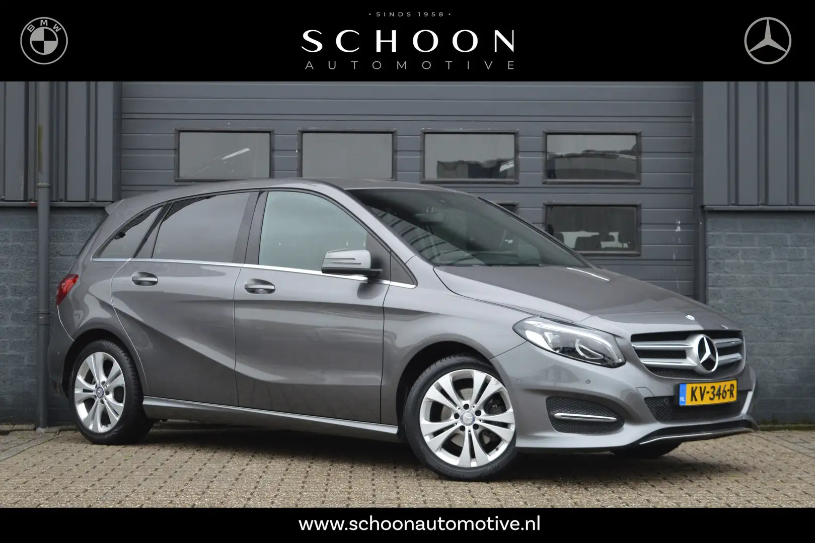 Mercedes-Benz B 180 Ambition | ORG. NL | TREKHAAK | AUTOMAAT | Gris - 1
