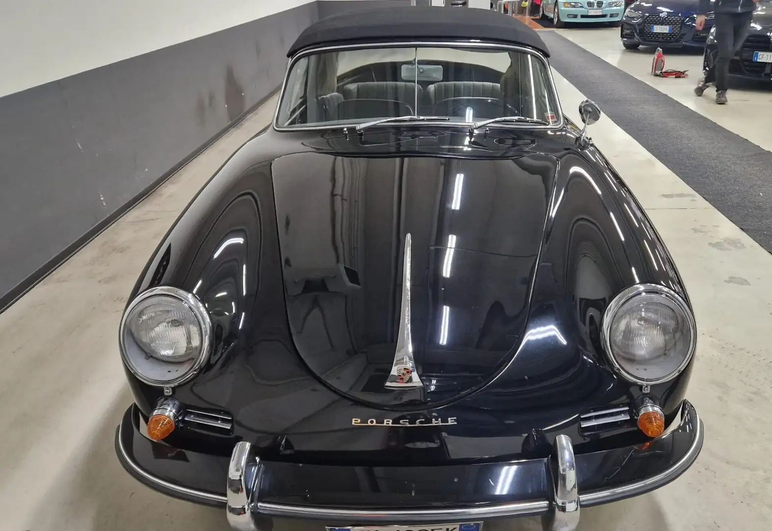 Porsche 356 B/1600 Monogriglia Cabrio Siyah - 2