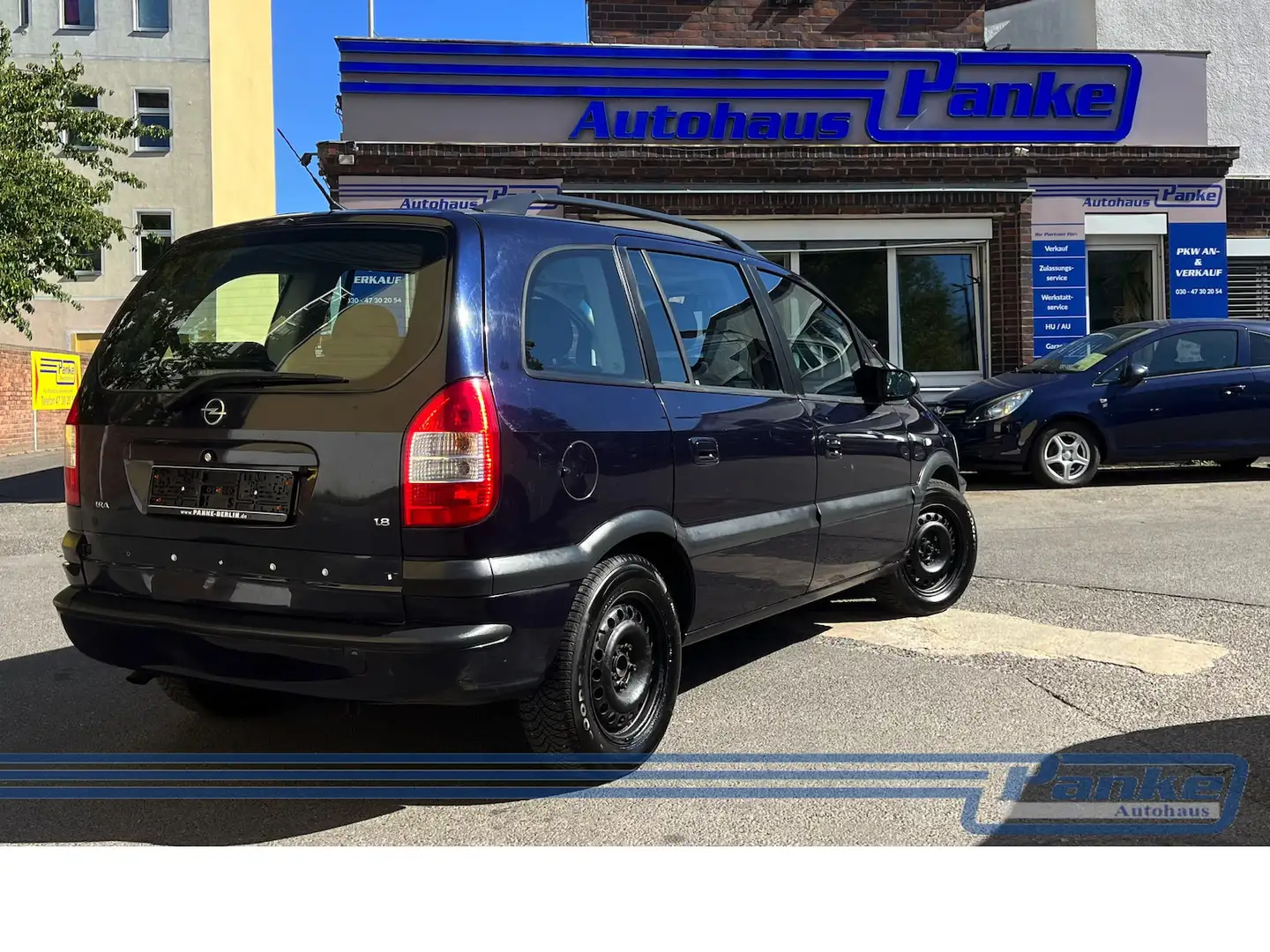 Opel Zafira Basis*7-Sitzer*TÜV02/27*Chrom*Klima*Radio Schwarz - 2