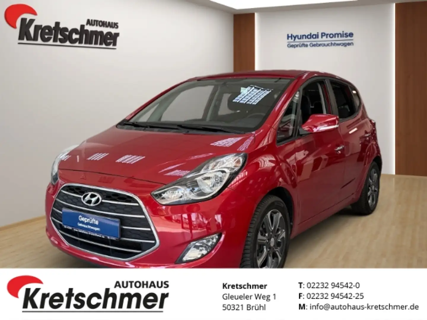 Hyundai iX20 blue YES! Plus 1.6 NAVI KLIMAAUT. SITZHEIZUNG AHK Rouge - 1
