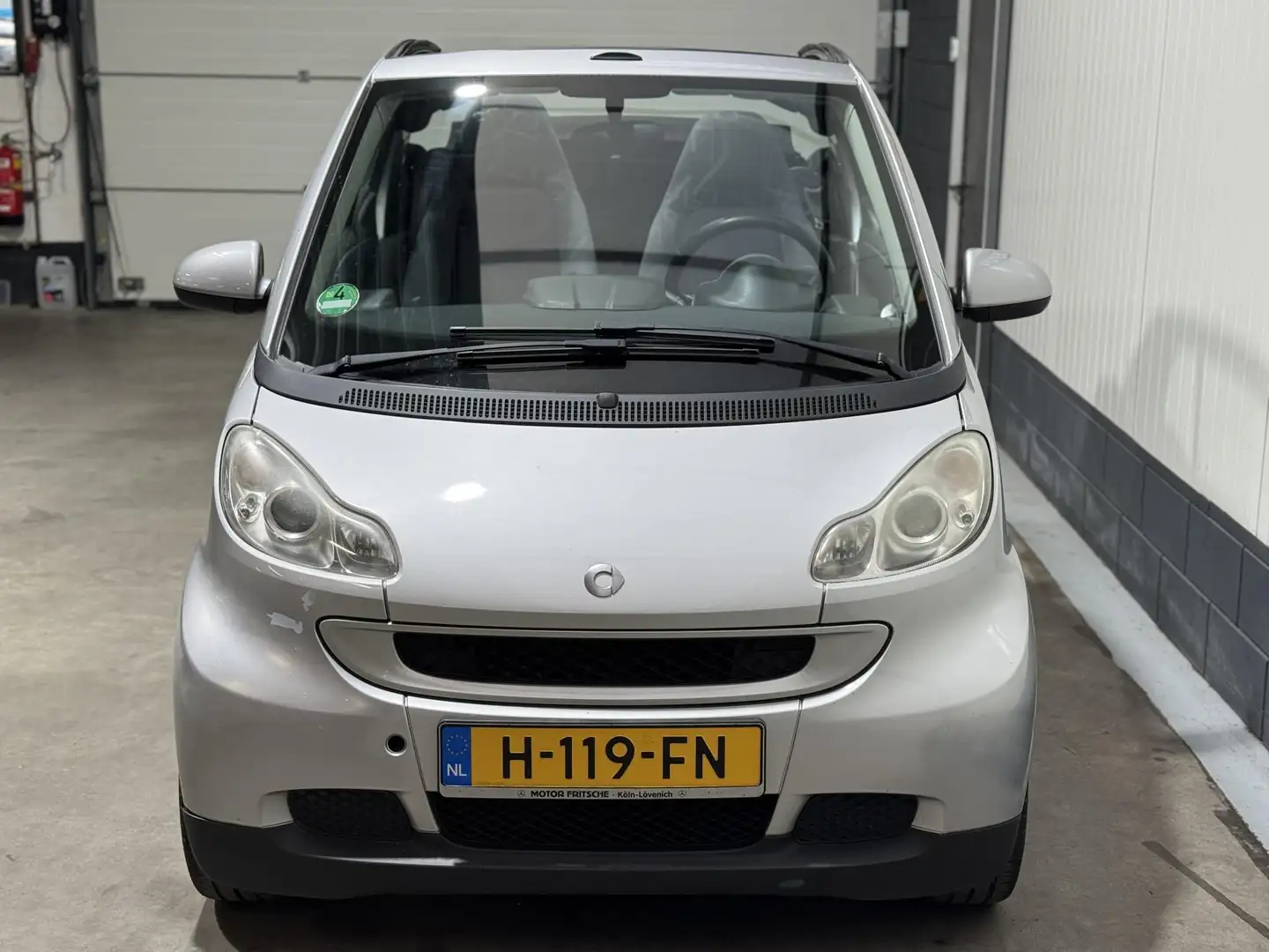 smart forTwo cabrio 1.0 mhd Pure Vol jaar APK Zeer netjes Airco Grijs - 2